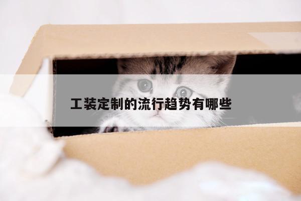 工装定制的流行趋势有哪些-emc易倍
